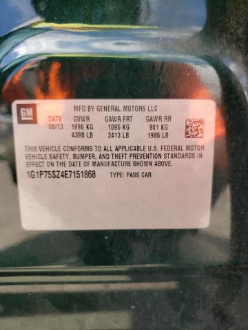 Photo 10 from auction – 2014 CHEVROLET CRUZE with VIN 1G1P75SZ4E7151868