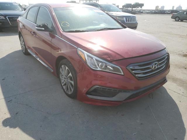 HYUNDAI SONATA SPO 2015 with VIN 5NPE34AF6FH092203 - Photo from auction