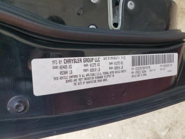 Photo 10 from auction – 2013 CHRYSLER 300C VARVA with VIN 2C3CCADT0DH743746