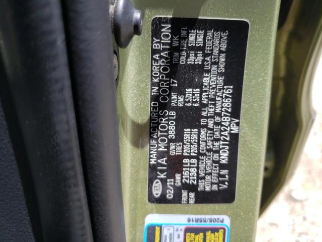 Photo 10 from auction – 2011 KIA SOUL + with VIN KNDJT2A24B7286761