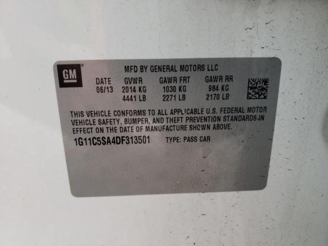 Photo 10 from auction – 2013 CHEVROLET MALIBU 1LT with VIN 1G11C5SA4DF313501