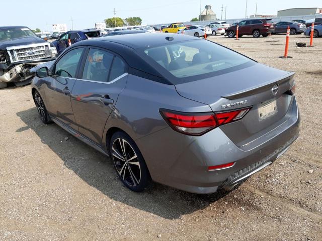Photo 3 from auction – 2020 NISSAN SENTRA SR with VIN 3N1AB8DVXLY206006