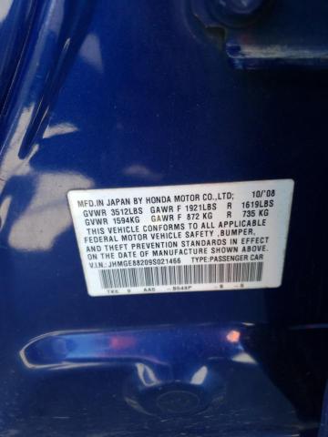 Photo 10 from auction – 2009 HONDA FIT with VIN JHMGE88209S021466