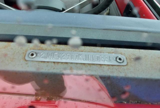 Photo 10 from auction – 1989 JEEP WRANGLER / with VIN 2J4FY29T7KJ117331