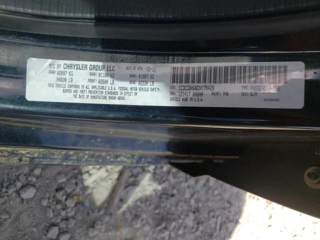 Photo 10 from auction – 2012 CHRYSLER 200 S with VIN 1C3CCBHG8CN178428