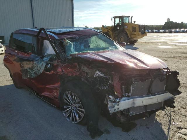 TOYOTA HIGHLANDER 2022 with VIN 5TDFZRBH0NS164506 - Photo from auction
