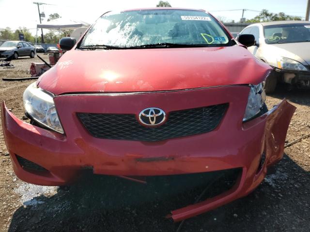 Photo 9 from auction – 2009 TOYOTA COROLLA BA with VIN 2T1BU40E79C071831