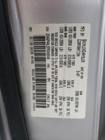 Photo 10 from auction – 2007 DODGE GRAND CARA with VIN 2D4GP44L97R348548
