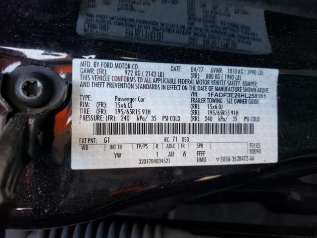 Photo 10 from auction – 2017 FORD FOCUS S with VIN 1FADP3E26HL258161