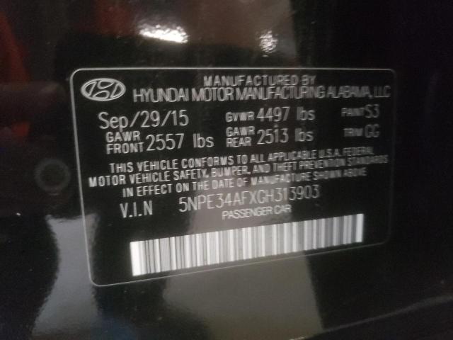 Photo 10 from auction – 2016 HYUNDAI SONATA with VIN 5NPE34AFXGH313903
