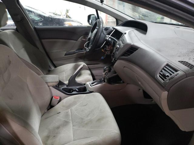 Photo 5 from auction – 2012 HONDA CIVIC LX with VIN 19XFB2F57CE351082