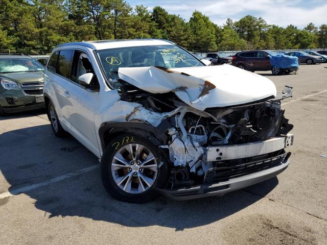 TOYOTA HIGHLANDER 2015 with VIN 5TDJKRFH7FS087059 - Photo from auction