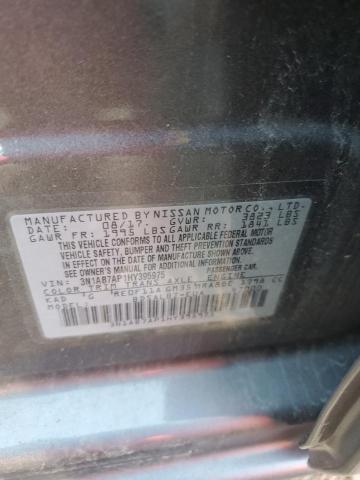 Photo 10 from auction – 2017 NISSAN SENTRA S with VIN 3N1AB7AP1HY395975
