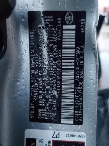 Photo 10 from auction – 2015 TOYOTA CAMRY LE with VIN 4T1BF1FK0FU081522