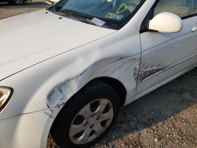 Photo 9 from auction – 2008 KIA SPECTRA EX with VIN KNAFE122985552480