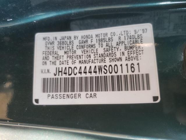 Photo 10 from auction – 1998 ACURA INTEGRA with VIN JH4DC4444WS001161