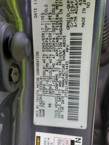 Photo 10 from auction – 2004 TOYOTA 4RUNNER SR with VIN JTEZU14R048014445