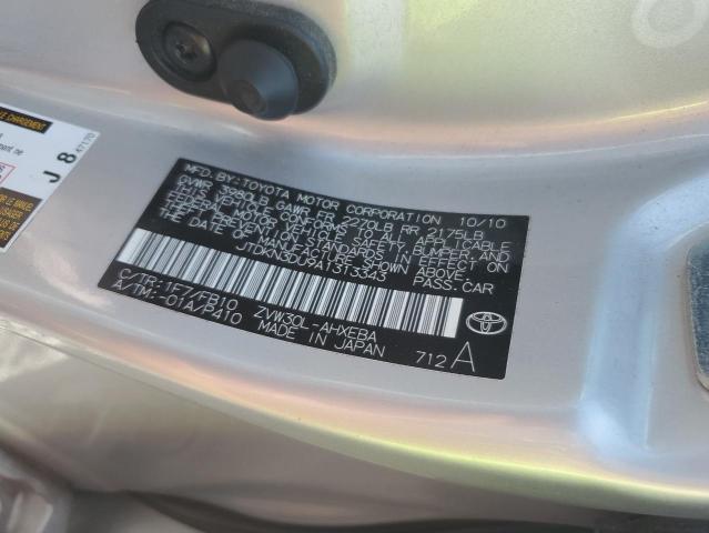 Photo 10 from auction – 2010 TOYOTA PRIUS with VIN JTDKN3DU9A1313343