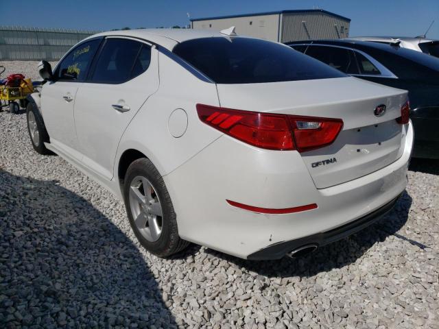 Photo 3 from auction – 2015 KIA OPTIMA LX with VIN KNAGM4A70F5612388