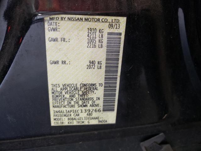 Photo 10 from auction – 2014 NISSAN ALTIMA 2.5 with VIN 1N4AL3AP1EC139266