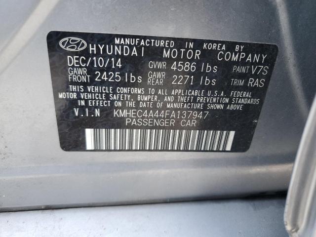 Photo 10 from auction – 2015 HYUNDAI SONATA HYB with VIN KMHEC4A44FA137947