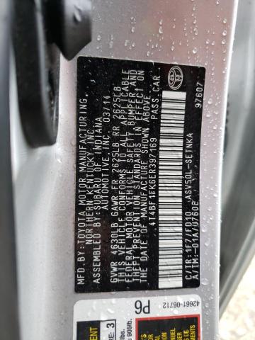 Photo 10 from auction – 2014 TOYOTA CAMRY L with VIN 4T4BF1FK6ER397169