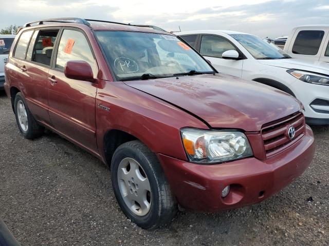TOYOTA HIGHLANDER 2005 with VIN JTEDP21A050045278 - Photo from auction