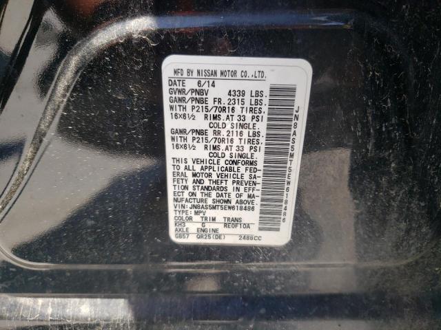 Photo 10 from auction – 2014 NISSAN ROGUE SELE with VIN JN8AS5MT5EW618486