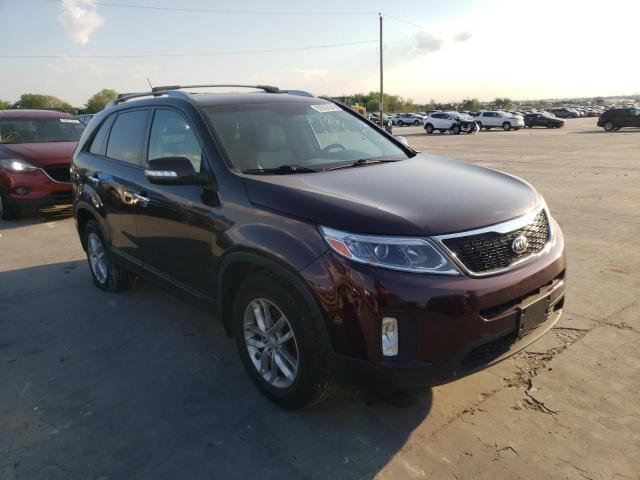 KIA SORENTO LX 2015 with VIN 5XYKT3A65FG662132 - Photo from auction