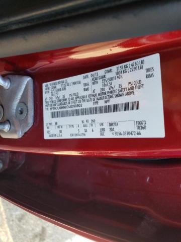 Photo 10 from auction – 2013 FORD ESCAPE SEL with VIN 1FMCU0H99DUD50502