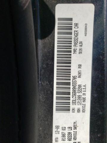 Photo 10 from auction – 2009 DODGE AVENGER SX with VIN 1B3LC56B09N555705