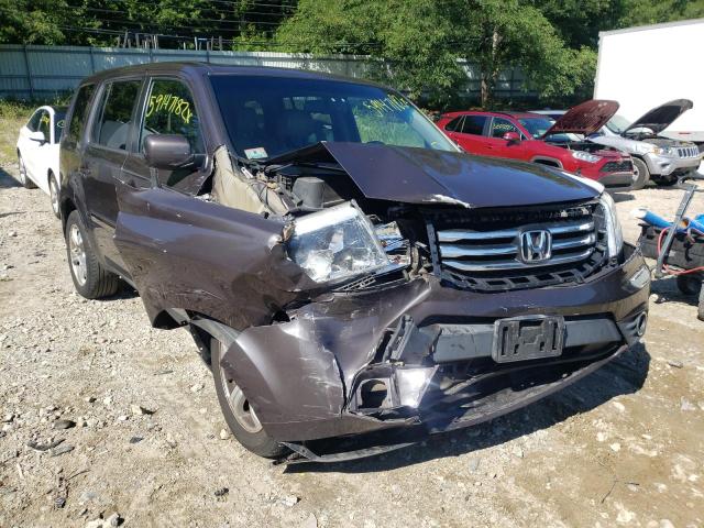 HONDA PILOT EXL 2013 with VIN 5FNYF4H57DB066688 - Photo from auction