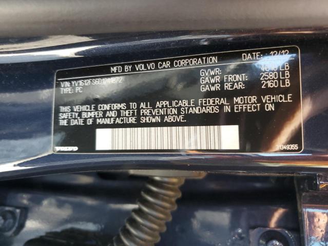 Photo 10 from auction – 2013 VOLVO S60 T5 with VIN YV1612FS6D1211872
