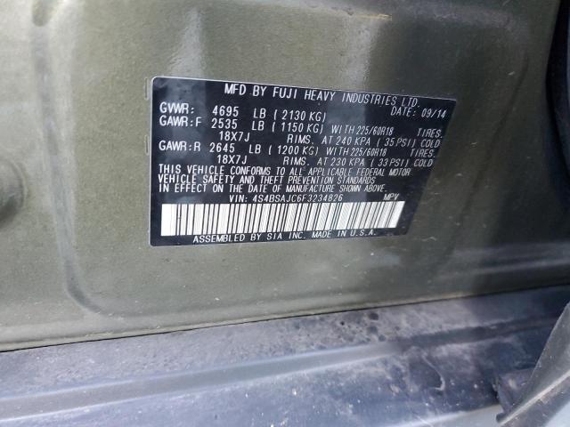 Photo 10 from auction – 2015 SUBARU OUTBACK 2. with VIN 4S4BSAJC6F3234826