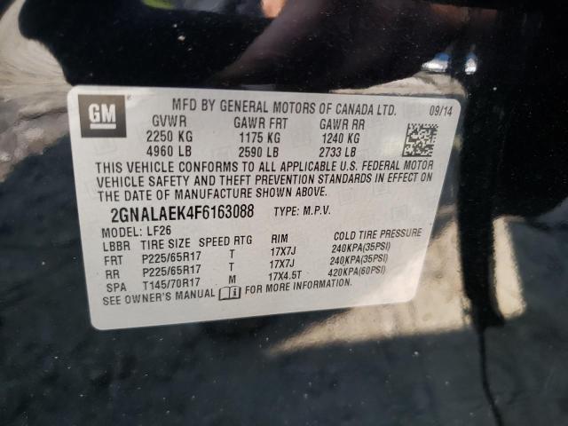 Photo 10 from auction – 2015 CHEVROLET EQUINOX LS with VIN 2GNALAEK4F6163088