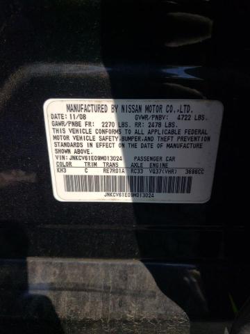 Photo 10 from auction – 2009 INFINITI G37 BASE with VIN JNKCV61E09M013024