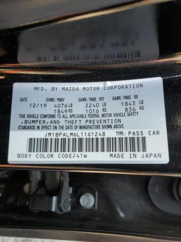Photo 10 from auction – 2020 MAZDA 3 with VIN JM1BPALM6L1161248