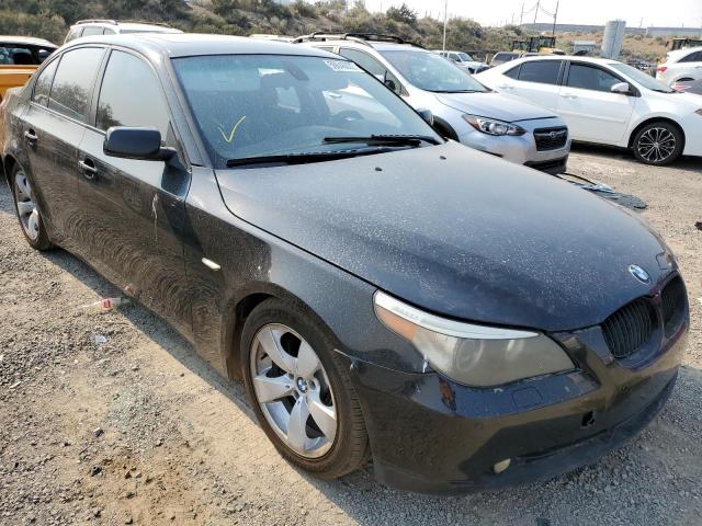 BMW 545 I 2005 with VIN WBANB33525CN64454 - Photo from auction