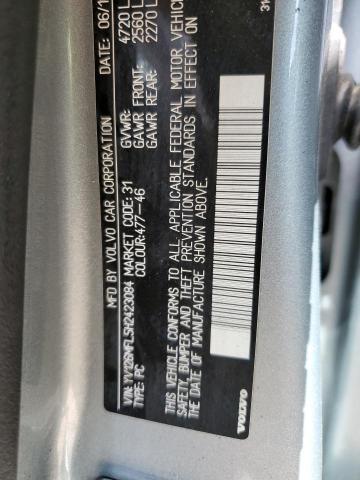 Photo 10 from auction – 2017 VOLVO S60 with VIN YV126MFL5H2423084