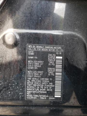 Photo 10 from auction – 2018 NISSAN ROGUE S with VIN KNMAT2MV2JP565646