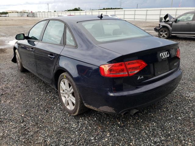 Photo 3 from auction – 2010 AUDI A4 PREMIUM with VIN WAUAFAFL3AN031092