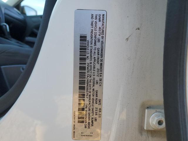 Photo 10 from auction – 2011 VOLKSWAGEN JETTA BASE with VIN 3VW2K7AJ4BM080757