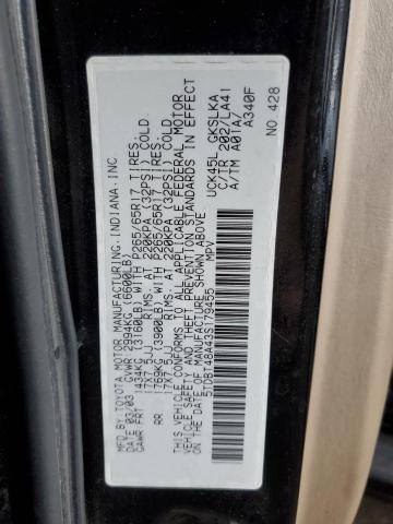 Photo 10 from auction – 2003 TOYOTA SEQUOIA LI with VIN 5TDBT48A43S179455