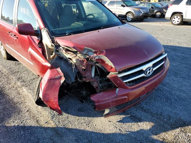 Photo 9 from auction – 2007 HYUNDAI ENTOURAGE with VIN KNDMC233476041832