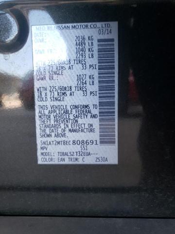 Photo 10 from auction – 2014 NISSAN ROGUE S with VIN 5N1AT2MT8EC808691