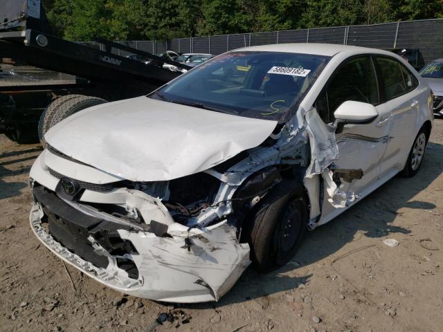 Photo 2 from auction – 2021 TOYOTA COROLLA LE with VIN JTDEPMAE3MJ128199