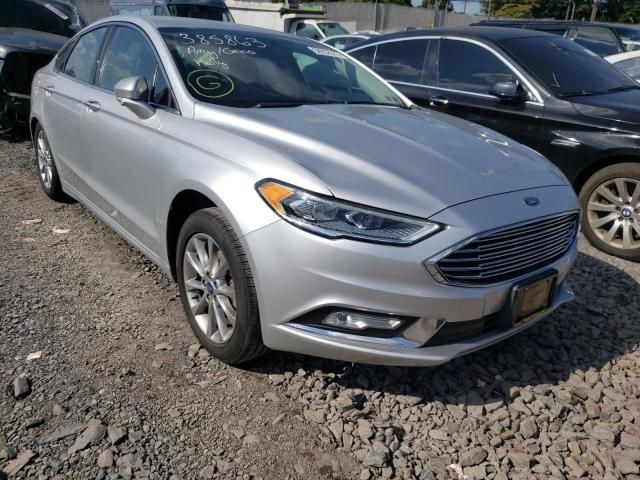 FORD FUSION SE 2017 with VIN 3FA6P0HD6HR230947 - Photo from auction