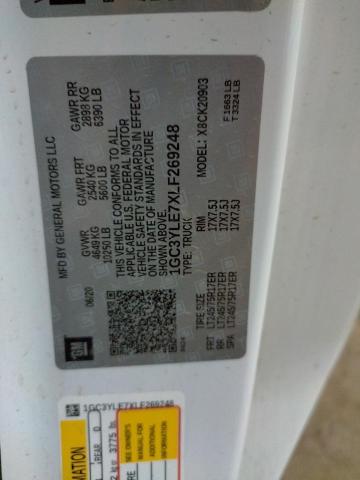 Photo 10 from auction – 2020 CHEVROLET SILVERADO with VIN 1GC3YLE7XLF269248