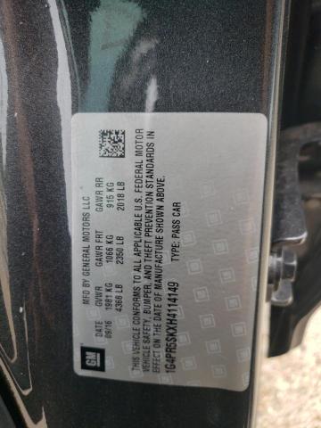 Photo 10 from auction – 2017 BUICK VERANO SPO with VIN 1G4PR5SKXH4114149