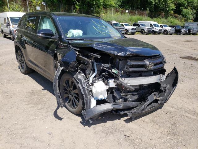 TOYOTA HIGHLANDER 2019 with VIN 5TDJZRFH2KS619355 - Photo from auction